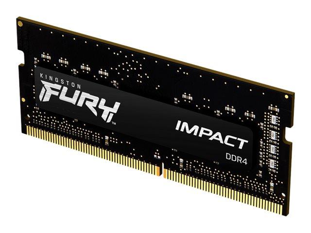 Памет KINGSTON FURY Impact 8GB DDR4 3200MHz SODIMM, CL20, 1.2 V