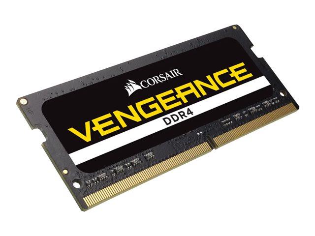 Памет CORSAIR 8GB DDR4 3200MHz SODIMM Unbuffered 22-22-22-53 Black PCB 1.2V CMSX8GX4M1A3200C22