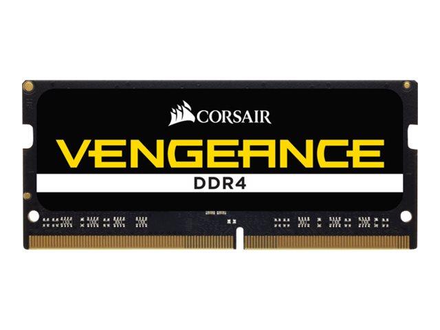 Памет CORSAIR VENGEANCE DDR4 16GB 1x16GB 3200MHz SODIMM Unbuffered 22-22-22-53 Black PCB 1.2V CMSX16GX4M1A3200C22