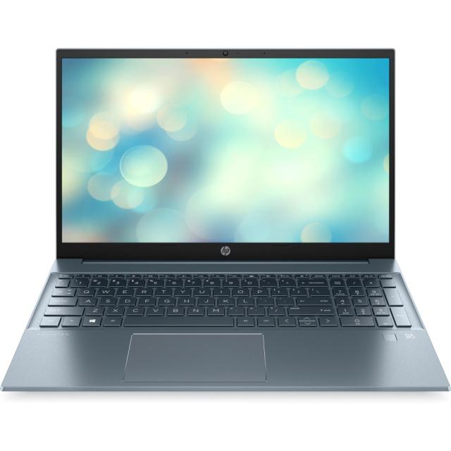 Лаптоп HP Pavilion 15-eh3007nu Fog Blue, AMD Ryzen 7 7730U 8C (2.00/4.5GHz, 16 MB cache), 15.6" FHD IPS AG, 16GB 3200MHz 2DIMM, 1TB PCIe SSD, WiFi 6 2x2 + BT 5.3, FPR, Backlit Kbd, 3C Batt, Free DOS  