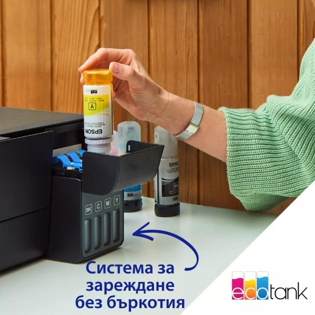 Мастилоструйно многофункционално устройство Epson EcoTank L3230 MFP