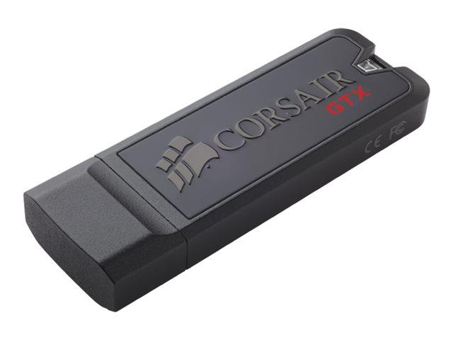 USB памет CORSAIR Voyager GTX 256GB 440/440MBs, USB3.1, Черна