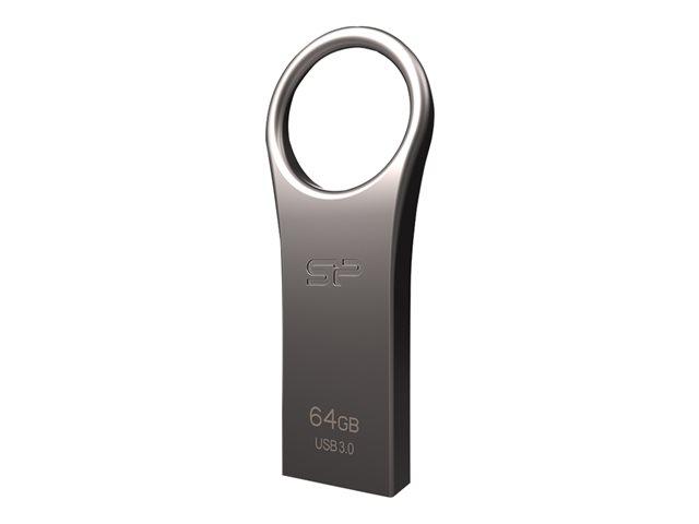 USB памет SILICON POWER  J80 32GB USB 3.0 COB Silver Metal 