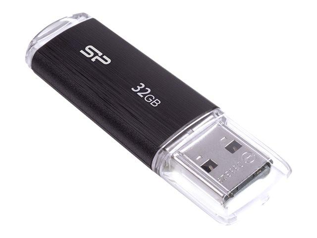 USB памет SILICON POWER Ultima U02, 32GB USB 2.0 Black 