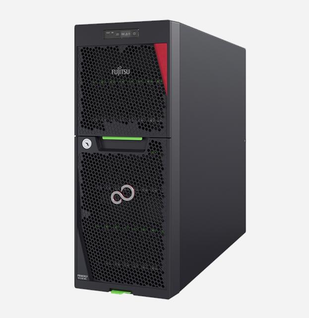 Сървър Fujitsu PRIMERGY TX1330 M5, Intel Xeon E-2388G 8C/16T 3.20 GHz, 1x32GB 2Rx8 DDR4-3200 U ECC), 2x480GB SSD 2.5"HP, Nvidia T400 4GB GDDR6, Basic 2.5' kit (8x) HP, RAID 0/1/10, 2x1GB(RJ45), ErP Lot9 for 8x HDDs, iRMCS6 eLCM, TPM 2.0 V1, PSU 500W 