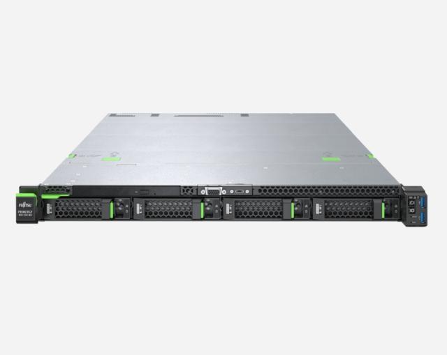 Сървър FFujitsu PRIMERGY RX1330 M5, Intel Xeon E-2388G, 1x32GB U 3200 1R, 2x480GB SSD 2.5"HP, Nvidia T400 4GB GDDR6, BKit 4x2.5" SAS/SATA HP, 2x SSD M.2, Rack Mount kit, IRMCS6 ELCM Lic, 500W PS, hot plug, titanium (96% effic.), FTS wide/FTS, No powe