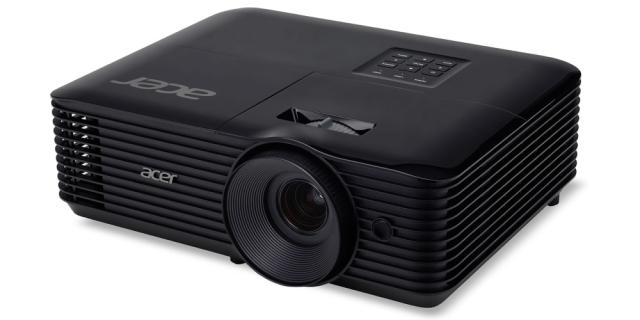 Мултимедиен проектор Acer Projector X128HP, DLP, XGA (1024x768), 4000 ANSI Lumens, 20000:1, 3D, HDMI, VGA, RCA, Audio in, DC Out (5V/2A, USB-A), Speaker 3W, Bluelight Shield, LumiSense, 2.8kg, Black
