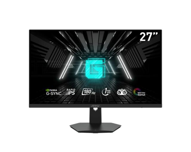 Монитор MSI G274F, 27", 180Hz, Rapid IPS, 1ms, 1920x1080 FHD, Nvidia G-sync compatible, Night Vision, Anti-Flicker, Less Blue Light, 250 nits, 1000:1, 100M:1, 2x HDMI, 1x DP