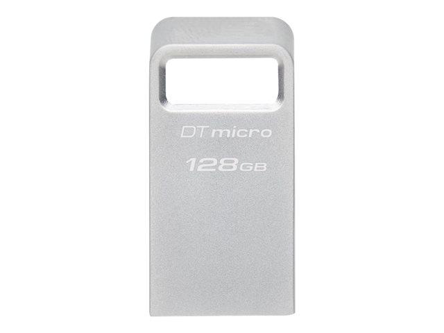 USB памет KINGSTON 128GB DataTraveler Micro 200MB/s Metal USB 3.2