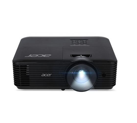 Мултимедиен проектор Acer Projector X1226AH, DLP, XGA (1024x768), 4000 ANSI Lm, 20000:1, HDMI, VGA, PC Audio, DC out(5V/1A USB Type A), RGB, RS232, 3D Ready, Speaker 3W, Bluelight Shield, LumiSense,ColorBoost3D, 2.8kg, Black + Acer T82-W01MW 82.5" (1
