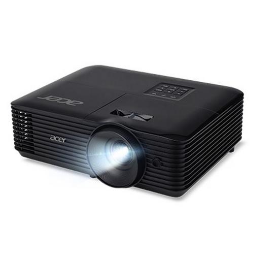Мултимедиен проектор Acer Projector X1226AH, DLP, XGA (1024x768), 4000 ANSI Lm, 20000:1, HDMI, VGA, PC Audio, DC out(5V/1A USB Type A), RGB, RS232, 3D Ready, Speaker 3W, Bluelight Shield, LumiSense,ColorBoost3D, 2.8kg, Black + Acer T82-W01MW 82.5" (1