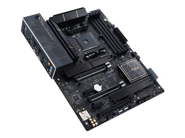 Дънна платка Asus ProArt B550-CREATOR, AM4, 4xDDR4, PCI-E 4.0 (HDMI, DP), 4x SATA 6Gb/s, 2x M.2, 2x Thunderbolt 4, ATX