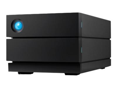LACIE 2 x 4TB RAID, 8TB 3.5inch hot swappable IronWolf Pro drives 7.2rpm, Няма кабел за данни, USB-C, STHJ8000800