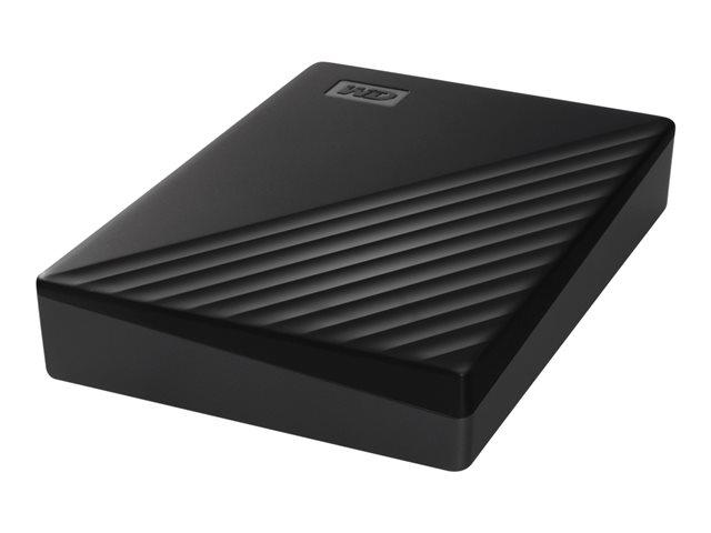 Външен диск WD My Passport 4TB, външен, 2.5" (6.35 cm), USB 3.2, черен, WDBPKJ0040BBK-WESN