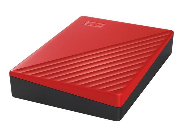 Външен диск Western Digital My Passport 4TB portable HDD USB 3.0, Red Retail, WDBPKJ0040BRD-WESN