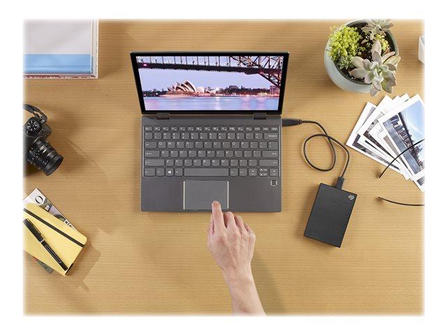 Външен диск Seagate One Touch Black, 5TB 2.5" (6.35 cm), USB 3.2 Gen 1, STKC5000400