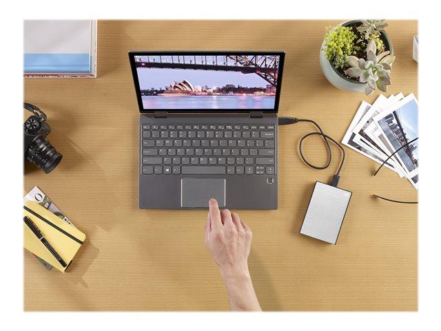 Външен диск Seagate One Touch Silver, 5TB 2.5" (6.35 cm), USB 3.2 Gen 1, STKC5000401