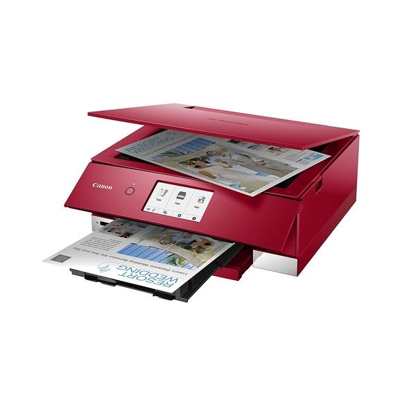 Мастилоструйно многофункционално устройство Canon PIXMA TS8352a All-In-One, Red