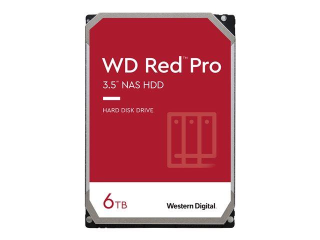 Твърд диск 6TB WD Red Pro NAS, SATA 6Gb/s, 7200 rpm, 256MB кеш, 3.5" (8.89 cm)