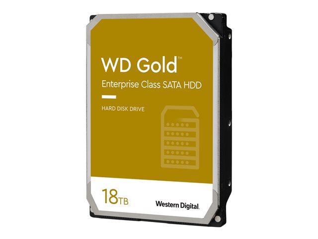 Твърд диск Western Digital Gold 18TB HDD 7200rpm 6Gb/s sATA 512MB, 3.5" (8.89 cm), Bulk