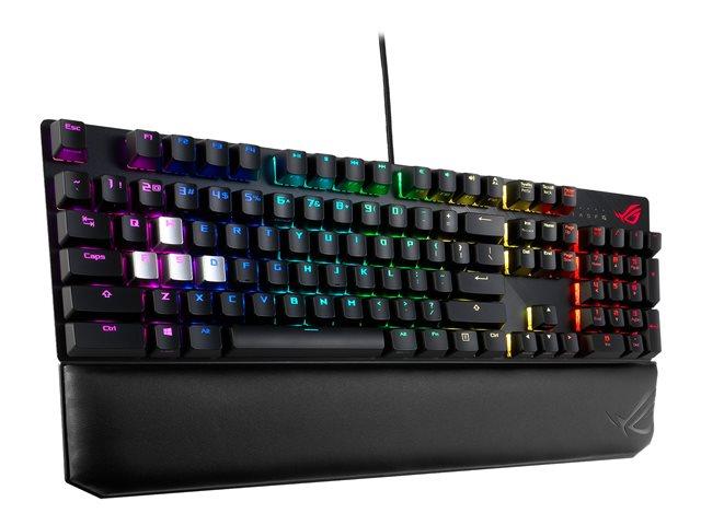ASUS ROG Strix Scope Deluxe RGB Wired Gaming Mechanical Keyboard Black 90MP01I0-B0UA00