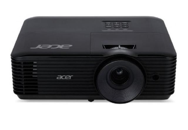 Мултимедиен проектор Acer Projector X1228H, DLP, XGA (1024x768), 4500 ANSI Lm, 20 000:1, 3D, Auto keystone, HDMI, VGA in/out, RCA, RS232, Audio in/out, DC Out (5V/1A), 3W Speaker, 2.7kg, Black + Logitech Wireless Presenter R400