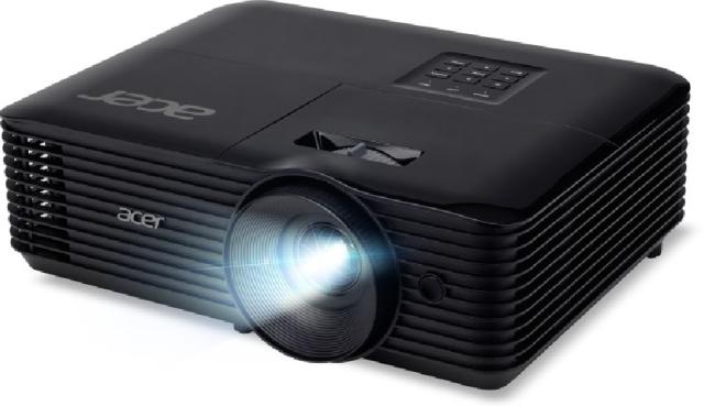 Мултимедиен проектор Acer Projector X1228H, DLP, XGA (1024x768), 4500 ANSI Lm, 20 000:1, 3D, Auto keystone, HDMI, VGA in/out, RCA, RS232, Audio in/out, DC Out (5V/1A), 3W Speaker, 2.7kg, Black + Logitech Wireless Presenter R400