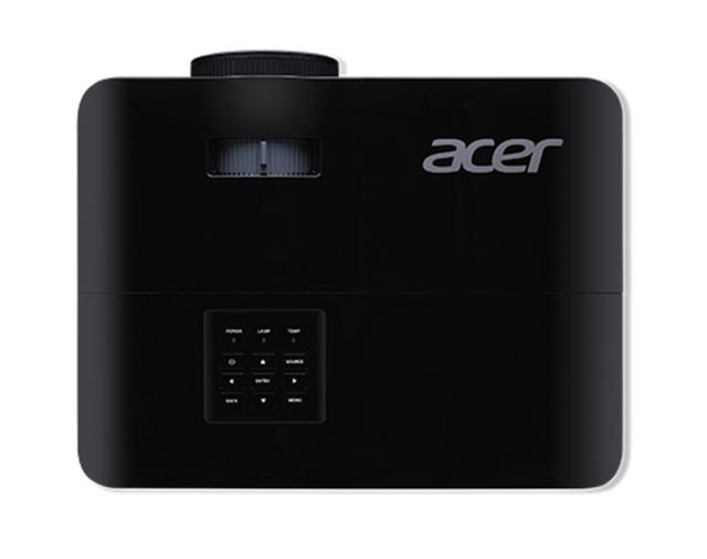 Мултимедиен проектор Acer Projector X1128i, DLP, SVGA (800 x 600), 4500 ANSI Lm, 20 000:1, 3D, Auto keystone, included wifi dongle, 24/7 operation, Wifi, HDMI, VGA in, RCA, RS232, Audio in/out, DC Out (5V/1A), 3W Speaker, 2.7kg, Black