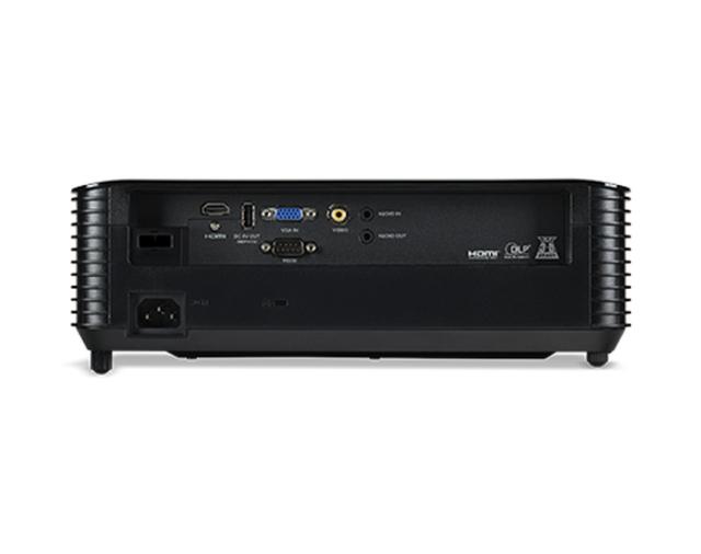 Мултимедиен проектор Acer Projector X1128i, DLP, SVGA (800 x 600), 4500 ANSI Lm, 20 000:1, 3D, Auto keystone, included wifi dongle, 24/7 operation, Wifi, HDMI, VGA in, RCA, RS232, Audio in/out, DC Out (5V/1A), 3W Speaker, 2.7kg, Black