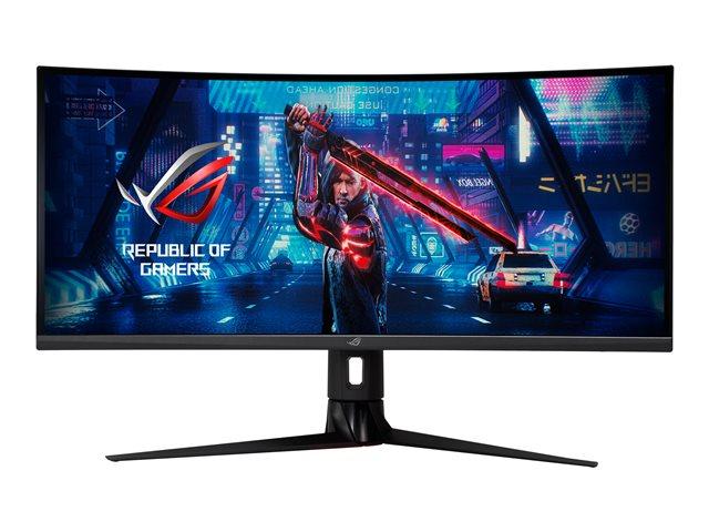 Монитор ASUS ROG Strix XG349C Gaming 34inch UWQHD IPS WLED Curved 1900R 180Hz 400cd/m2 1ms 1000:1 HDMI DP USB Type C 2xUSB 3.0 2x2W Speaker 90LM06V0-B01A70