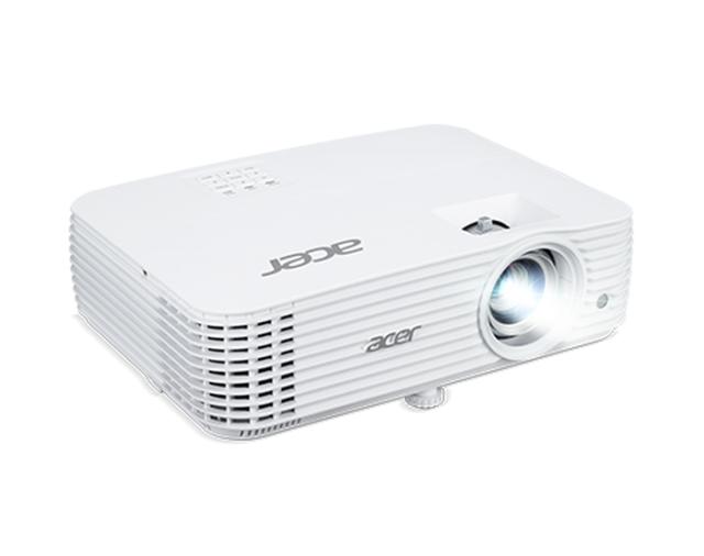 Мултимедиен проектор Acer Projector X1629H, DLP, WUXGA (1920x1200), 4500 ANSI Lm, 10000:1, 3D, Auto Keystone, 24/7 operation, Low input lag,  AC power on, 2xHDMI/MHL, 2xVGA in, VGA out, RCA, RS232, DC Out (5V/1.5A), Audio in/out, 1x10W, 2.9kg, White