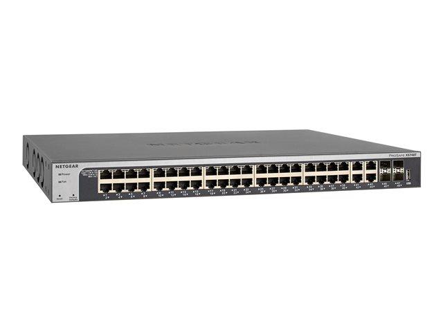 NETGEAR 48-Port 10-Gigabit Smart Managed Switch 4 Combo-SFP+-Ports XS748T-100NES