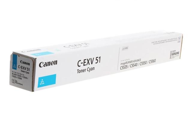 Консуматив Canon Toner C-EXV 51, Cyan