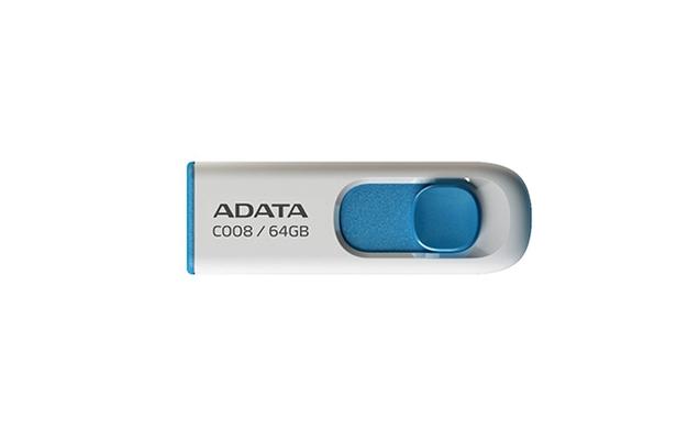 Памет Adata 64GB C008 USB 2.0-Flash Drive White