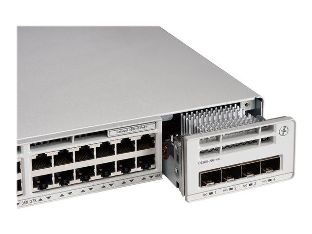 CISCO Catalyst 9200 48-Port PoE+ Switch w Network Sellable only with DNA licenses C9200-48P-E