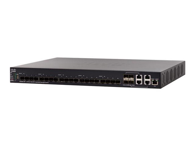 CISCO SX550X-24F 24-PORT 10G SFP+ STACKABLE MANAGED SWITCH SX550X-24F-K9-EU