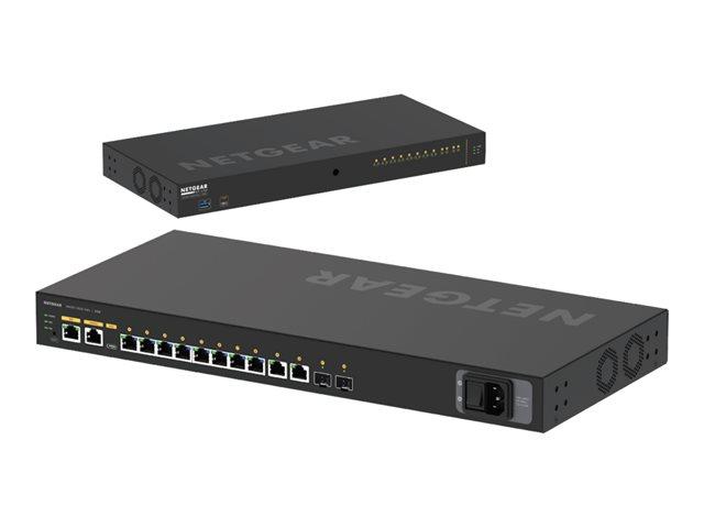 NETGEAR M4250 12-Port AV Line PoE+ Switch 125W 2x1G 2xSFP Managed Switch GSM4212P-100EUS