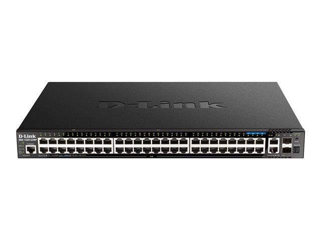 Суич D-Link DGS-1520-52MP, 10000Mbps, 52 порта, 44 x 10/100/1000 (PoE+) + 4x 2.5GBase-T (PoE+) + 2x 10 Gigabit Ethernet + 2x 10 Gigabit SFP+