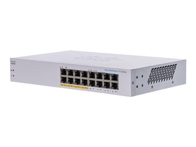 CISCO CBS110 Unmanaged 16-port GE Switch CBS110-16PP-EU