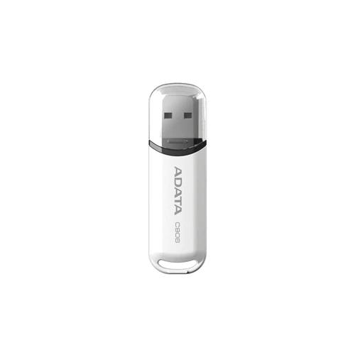 USB памет Adata 64GB C906 USB 2.0, Бяла