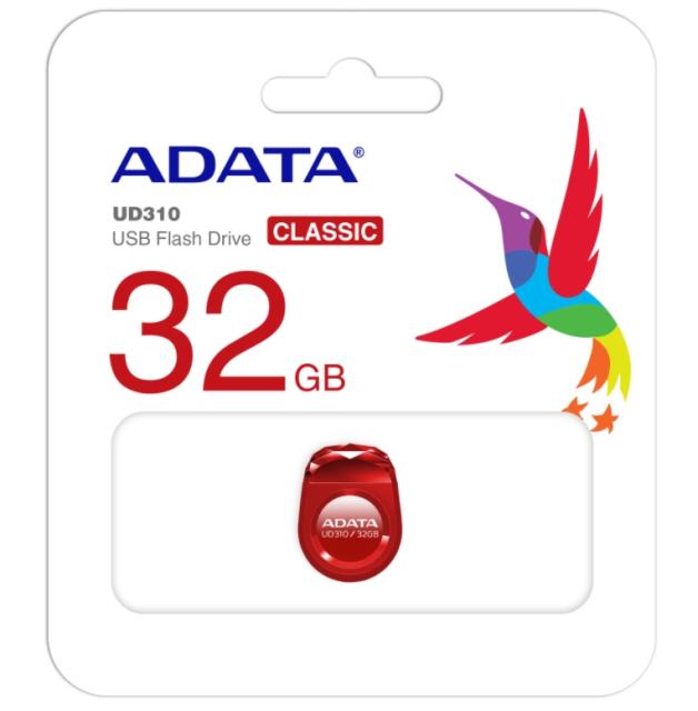 USB памет Adata 32GB UD310 USB 2.0, Червена
