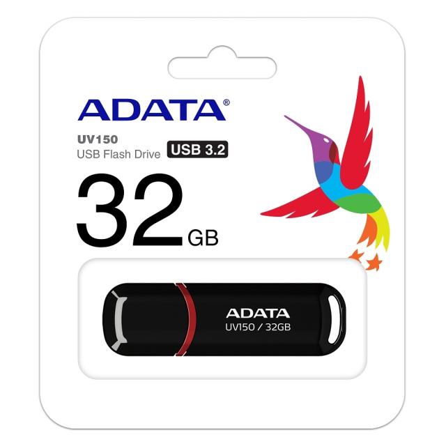 USB памет Adata 32GB UV150 USB 3.2, Черна