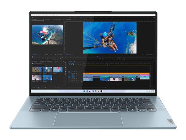 Лаптоп Lenovo Yoga Slim 7 ProX 14IAH7, (12-ядрен) Alder Lake Intel Core i5-12500H 2.5/4.5 GHz, 14.5" (36.83 cm) 3K IPS Anti-Glare 120Hz Display & GF RTX 3050 4GB, (HDMI), 16GB DDR5, 512GB SSD, Windows 11 Home