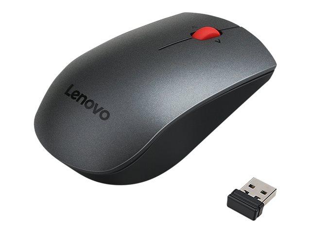 Мишка Lenovo 700 Wireless Laser, лазерна, 1600dpi, черна