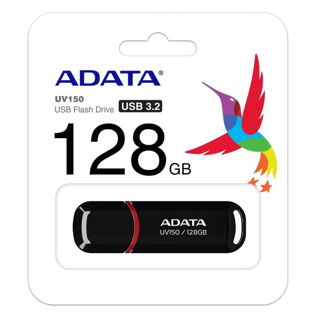 USB памет Adata 128GB UV150 USB 3.2, Черна