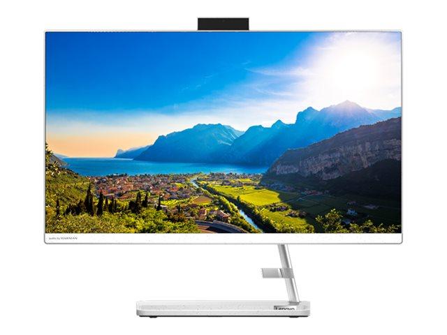 Настолен компютър All in One Lenovo IdeaCentre AIO 3 24ALC6, (6-ядрен) AMD Ryzen 5 5500U 2.1/4.0GHz, 23.8" (60.45 cm) Full HD IPS Display, 8GB DDR4, 512GB SSD, 2x USB 3.2 Gen 1, Free DOS