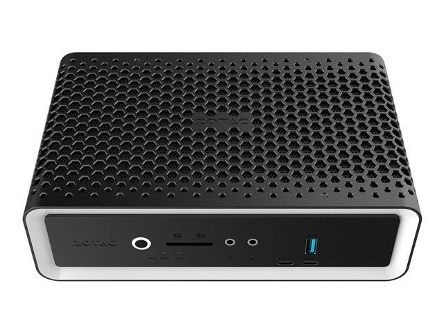 Мини компютър Barebone Zotac CI622 NANO, Comet Lake Intel Core i3-10110U 2.1/4.1 GHz, 2x SO-DIMM, 1x SATA, 2x USB-C 3.1, 4x USB 3.1, LAN, Wi-Fi, Bluetooth, HDMI, DisplayPort