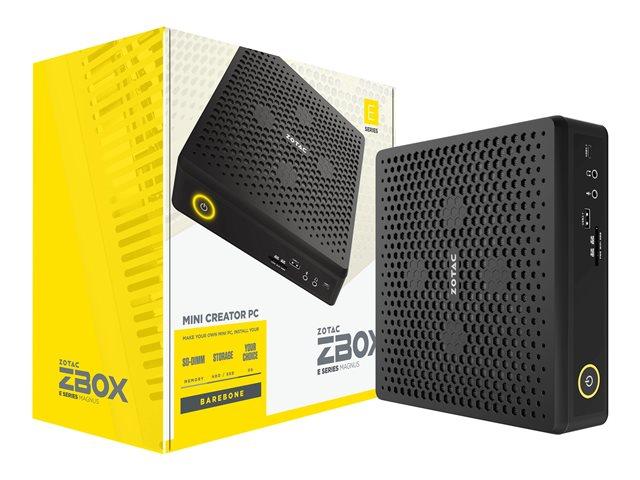 Мини компютър Barebone ZOTAC ZBOX EN052060S-BE, Intel Core i5-10300H 2.5/4.5 GHz, 2x SO-DIMM DDR4, NVIDIA GeForce RTX 2060 6GB, без твърд диск, 1x USB 3.1, 1x 2.5 Gigabit Ethernet, 1x Gigabit Ethernet Wi-Fi, Free DOS