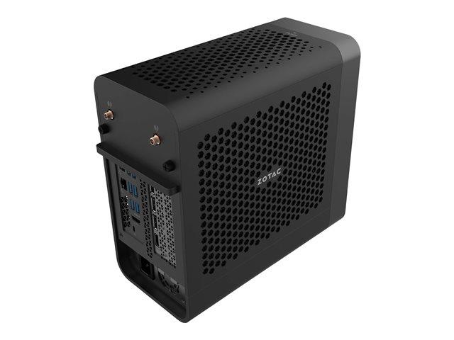 Мини компютър Barebone ZOTAC ZBOX ECM7307LH-BE, Intel Core i7-10700 NVIDIA RTX3070-LHR 2xDDR4 M.2 2.5inch SATA WIFI BT LAN 3xDP HDMI, Free DOS