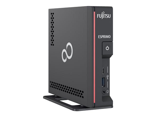 Настолен компютър Fujitsu Esprimo G5011, (2-ядрен) Comet Lake Intel Pentium G6400 4.0 GHz, 4GB DDR4, 128GB SSD, 2x USB 3.2 Gen 1, Windows 10 Pro